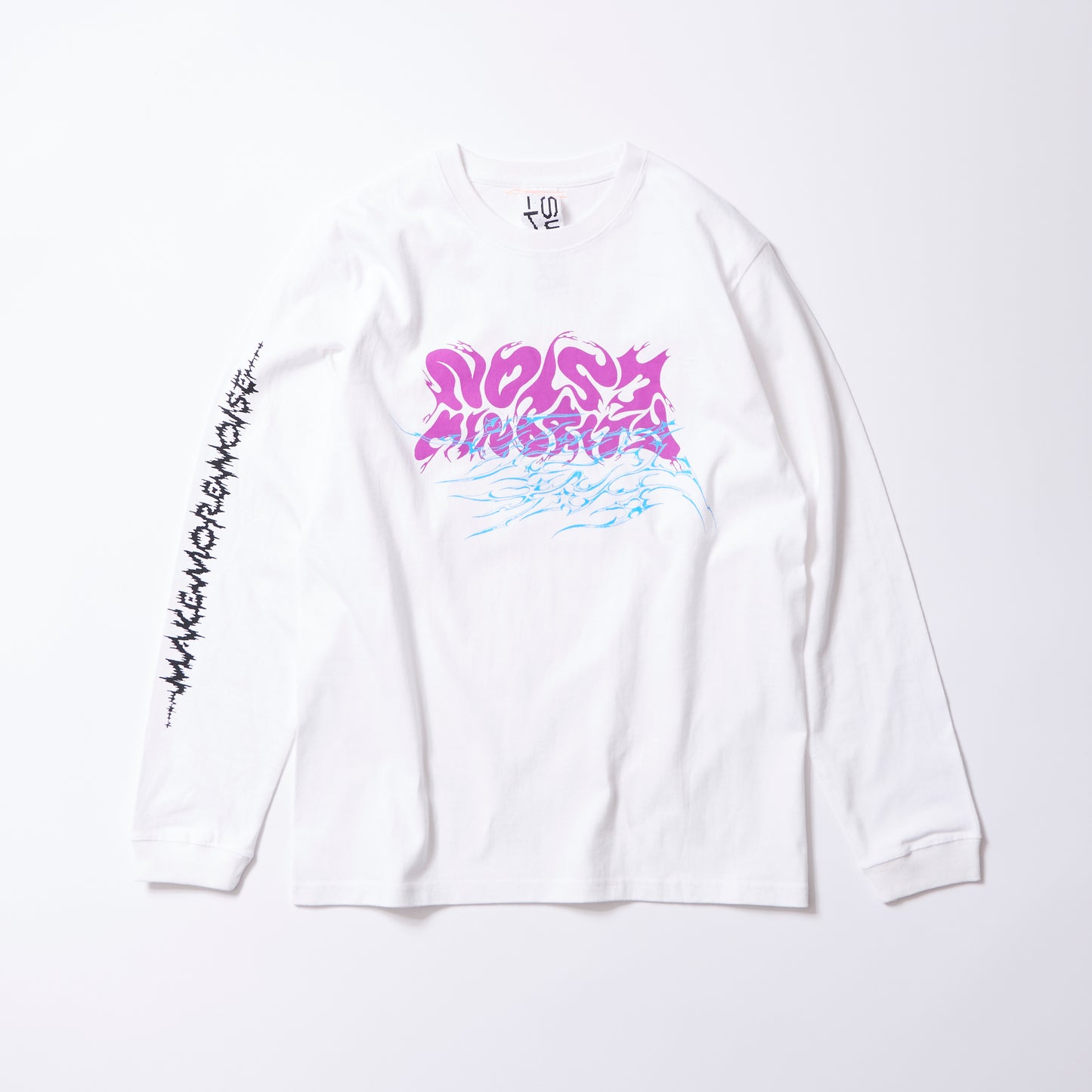ロングスリーブTシャツ(白)|Noisy Minority