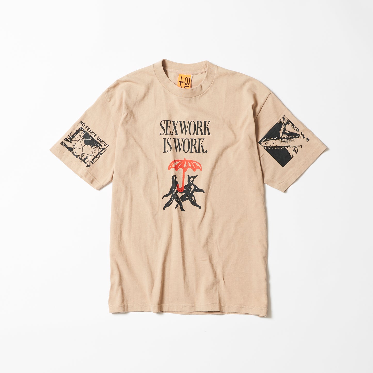 Tシャツ(ベージュ)| Sexwork is Work