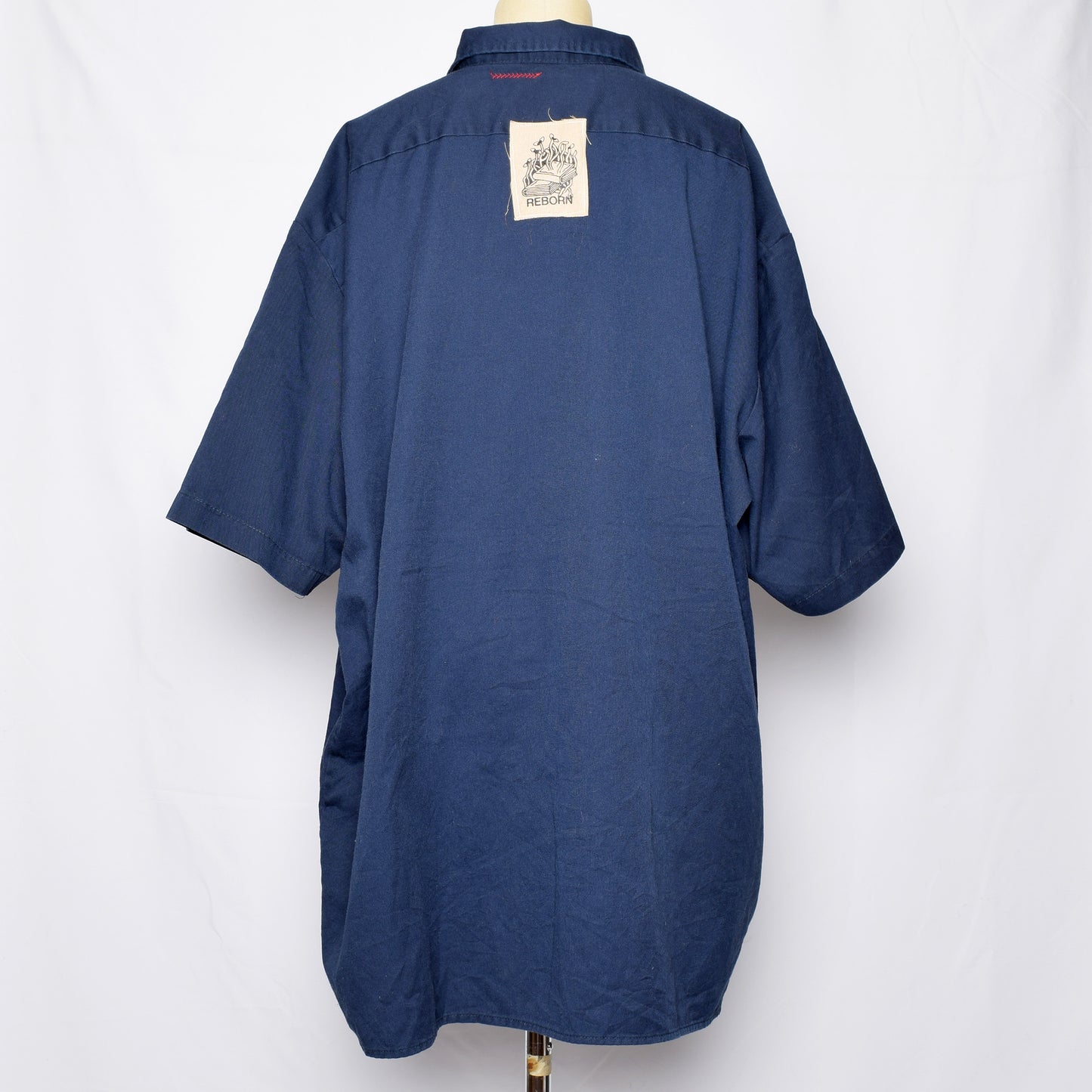 ワークシャツ(ネイビー / パッチリメイク)