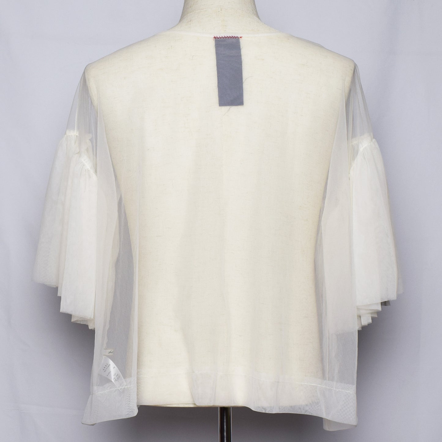 シアーフリルトップス(ホワイト)| Decolonization