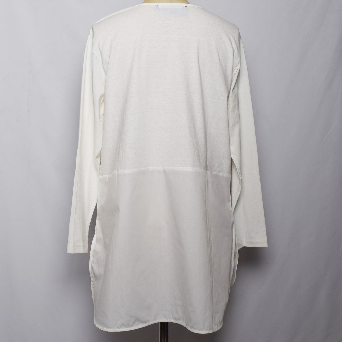 ロングスリーブ切り替えTシャツ(ホワイト)|HOPE OVER HATE