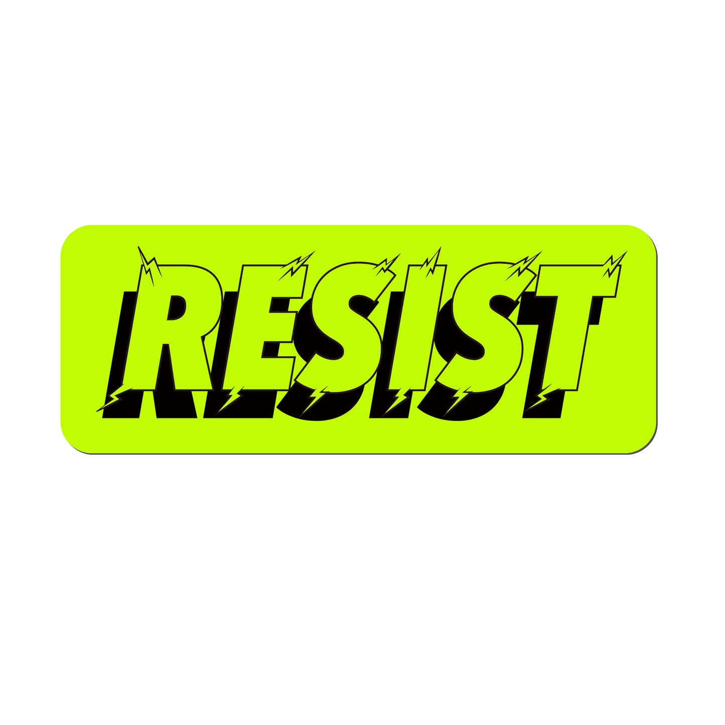 Sticker (yellow) | RESIST