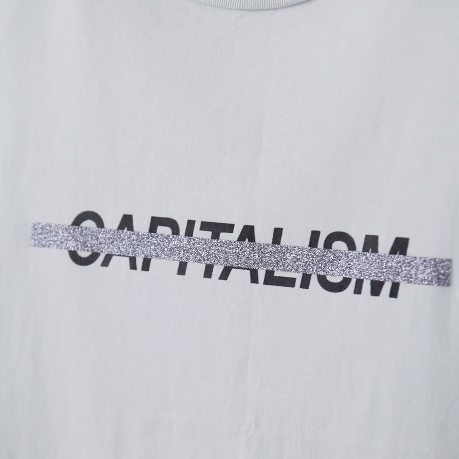 Cropped T-shirt (lavender) | Anti☆Capitalism