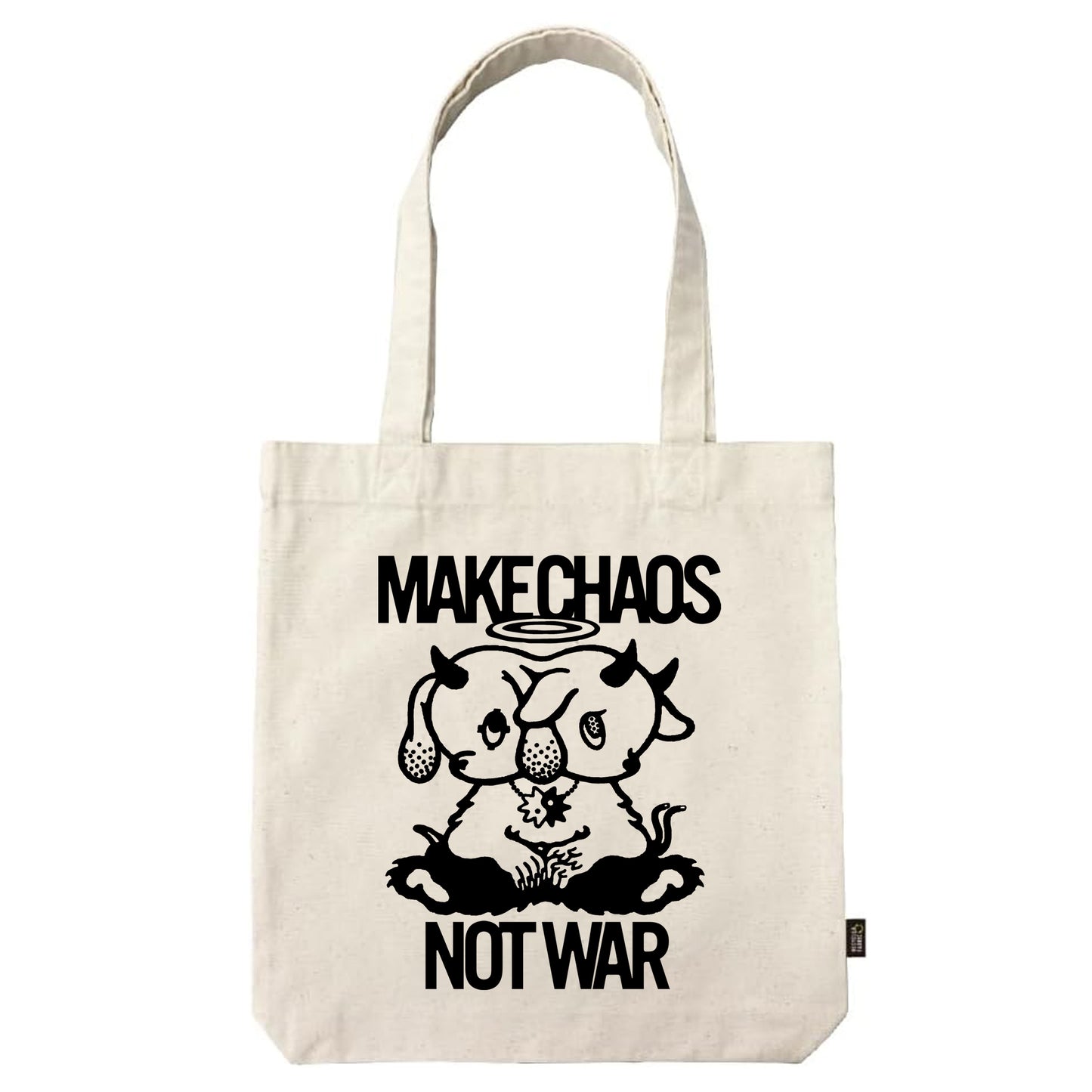 トートバック(オフホワイト)|MAKE CHAOS,NOT WAR