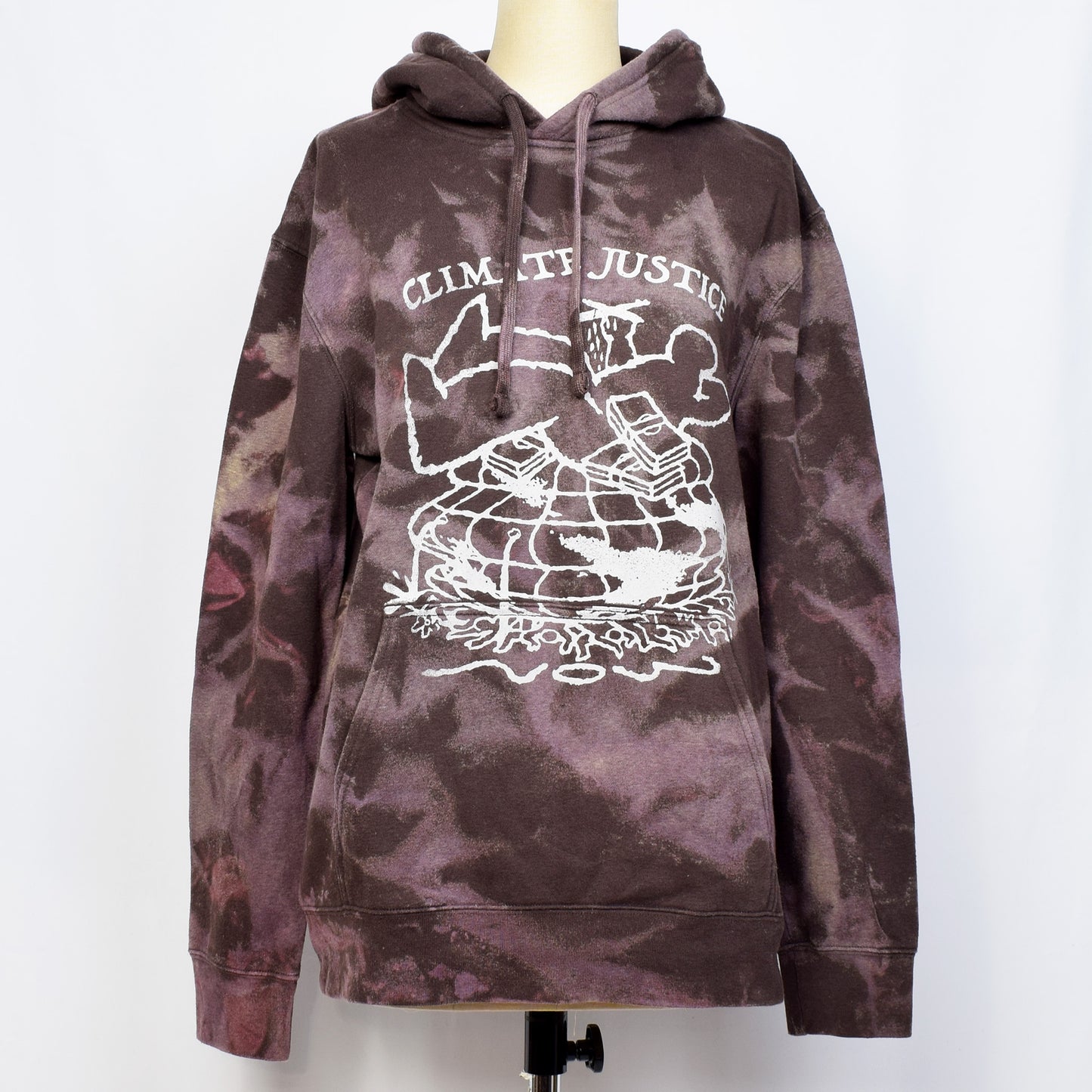 プルオーバーパーカー（タイダイ / ブラウン）｜ Climate Justice