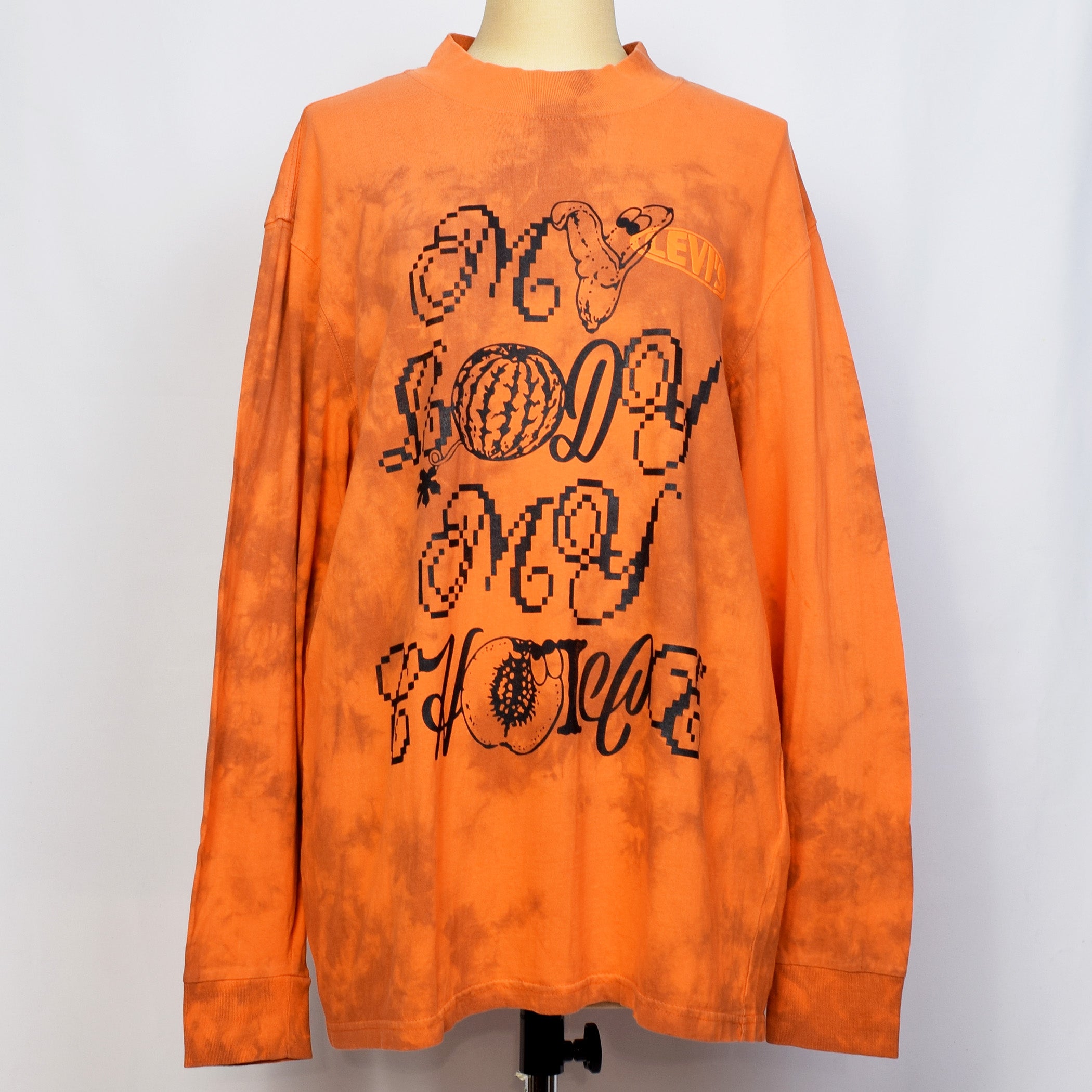 ロングスリーブトップス（タイダイ / オレンジ）｜MY BODY MY CHOICE