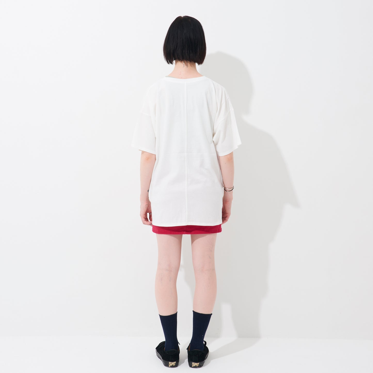 Drop shoulder T-shirt (white) | BDS