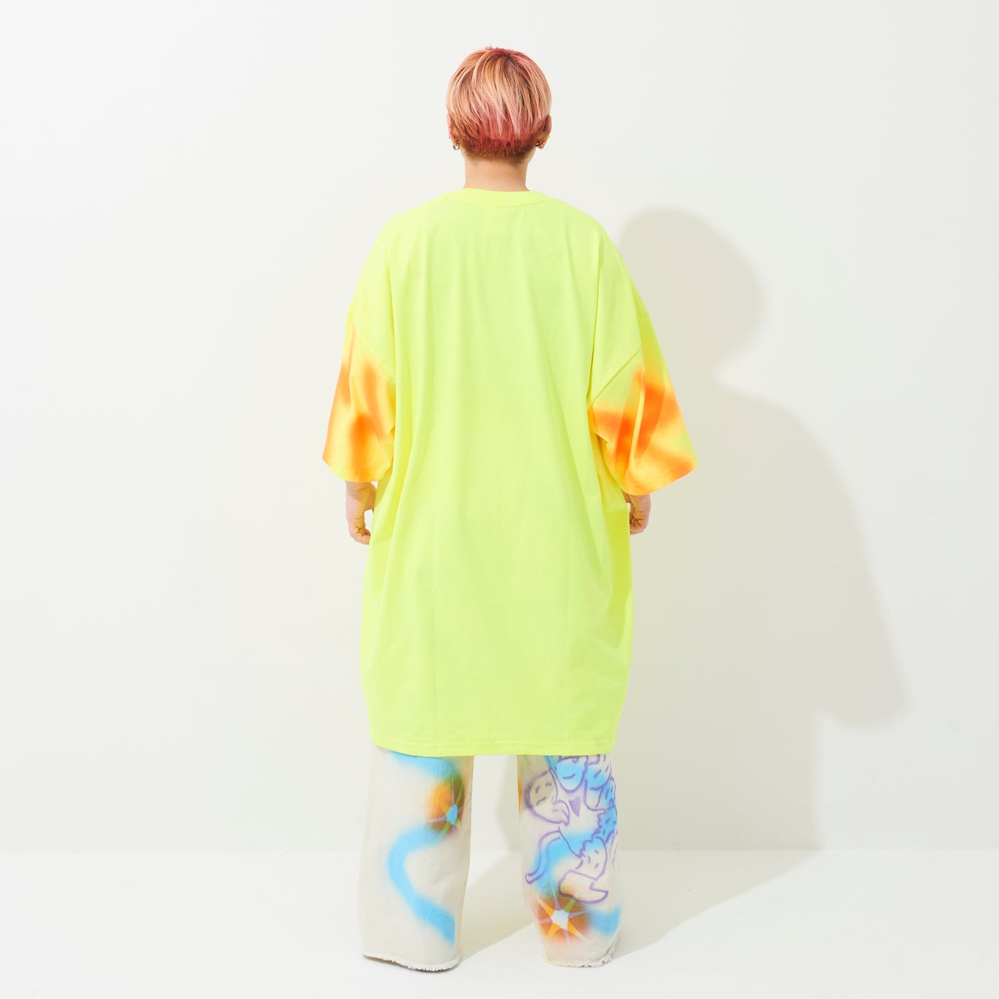 Big T-shirt (neon yellow) | Queer Power