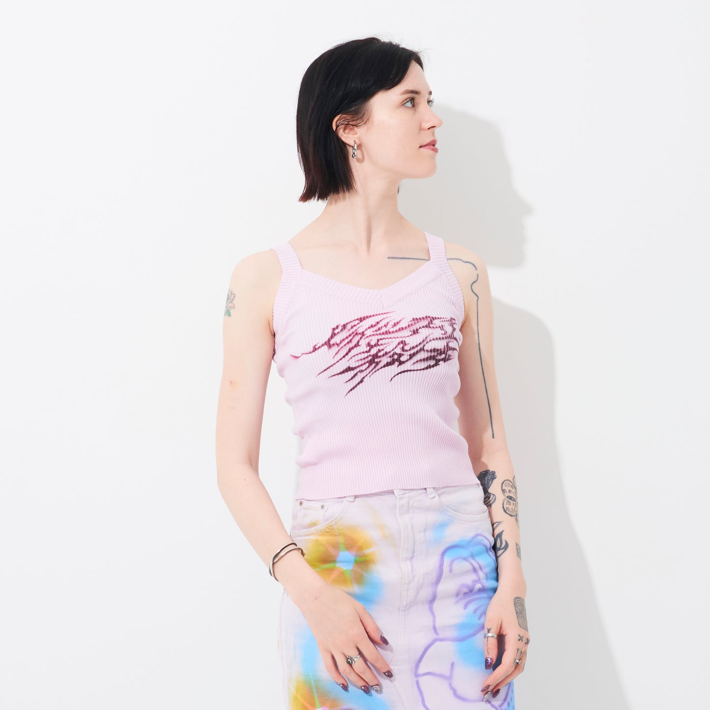 Knit Camisole (Pink) | Kill Sexism