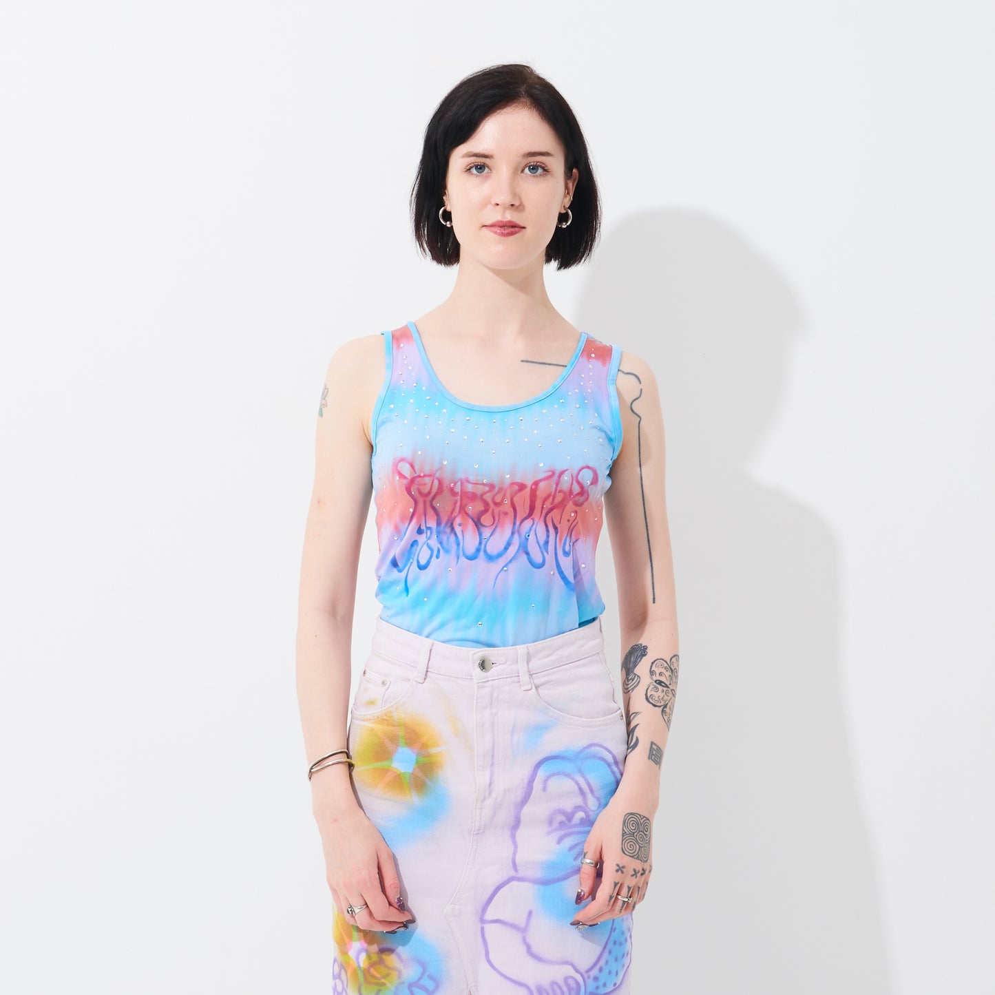 Tank Top (Rhinestone Aurora) | Basic Human Rights