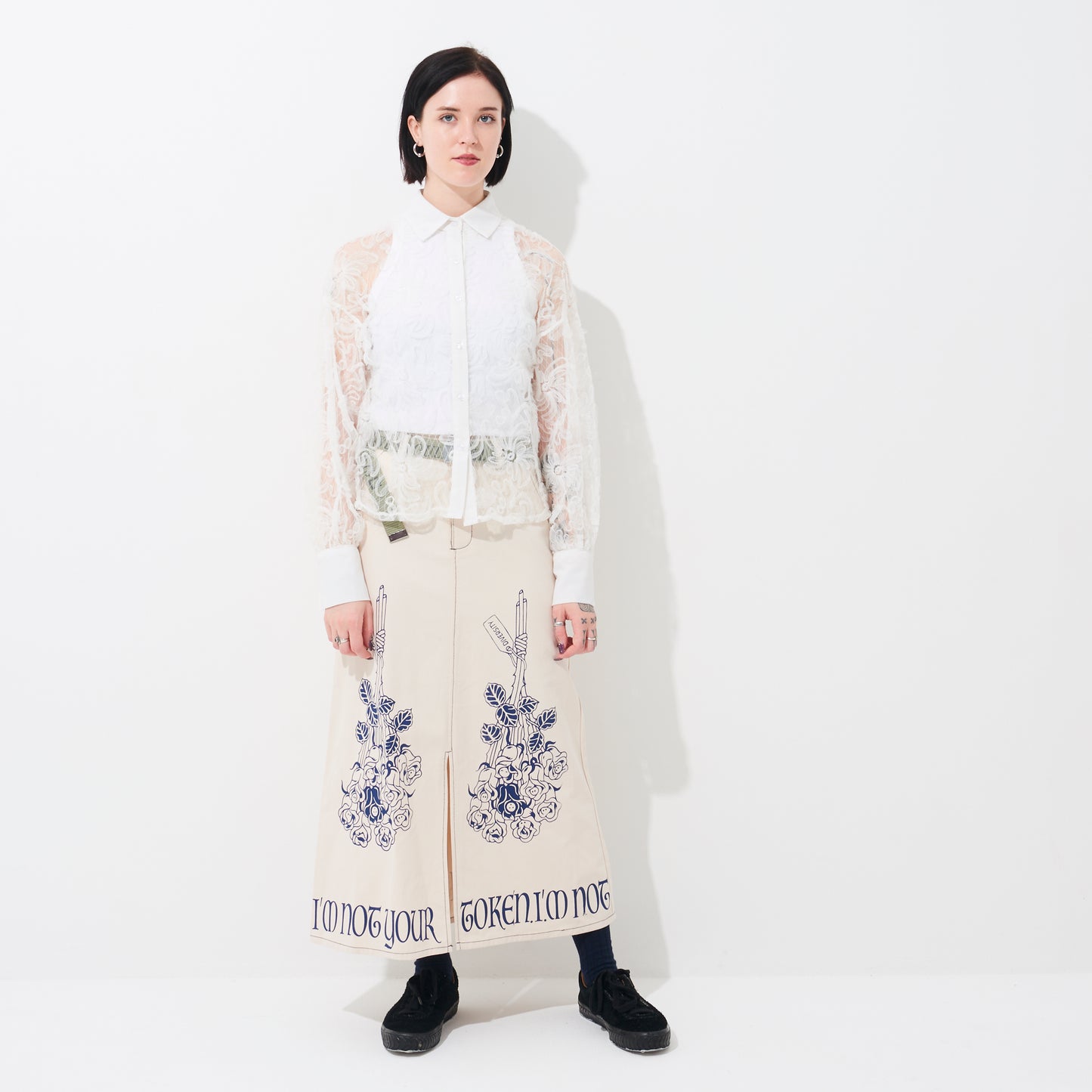 Long skirt (off white) | I'm not your token