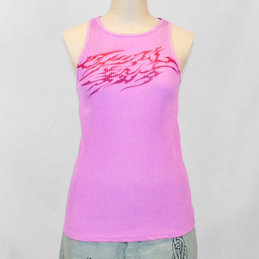 Long skirt (silver/spray paint) | Kaiho