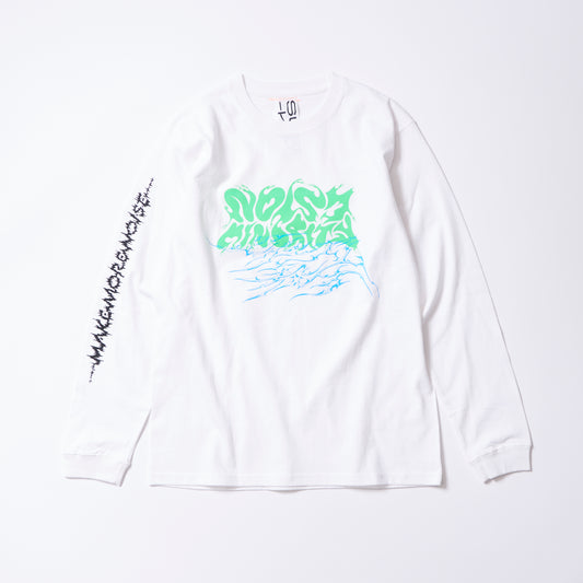 Long sleeve T-shirt (white) | Noisy Minority