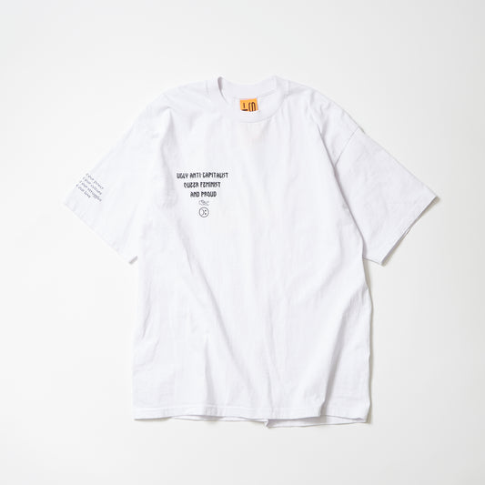 Tシャツ（白）｜Anti-Capitalist Queer Feminist