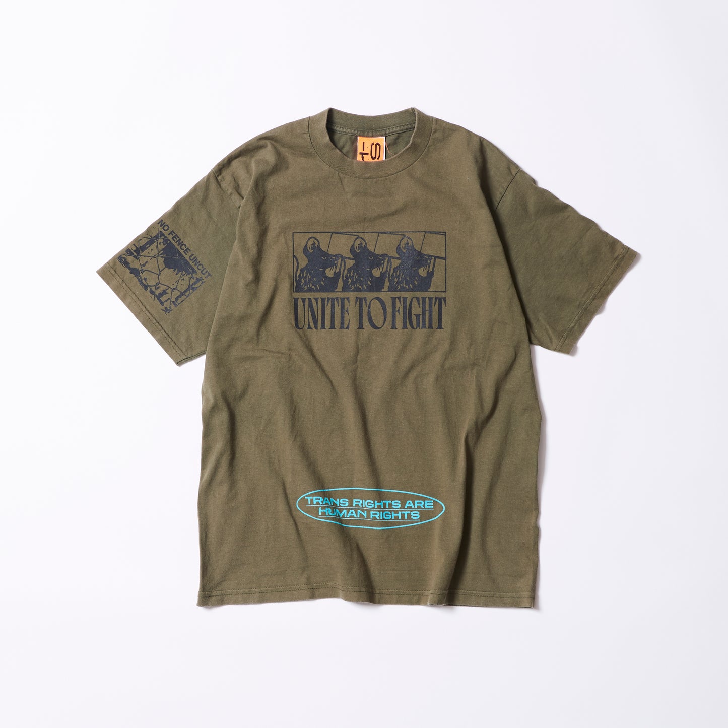 Tシャツ（カーキ）｜ Unite to fight