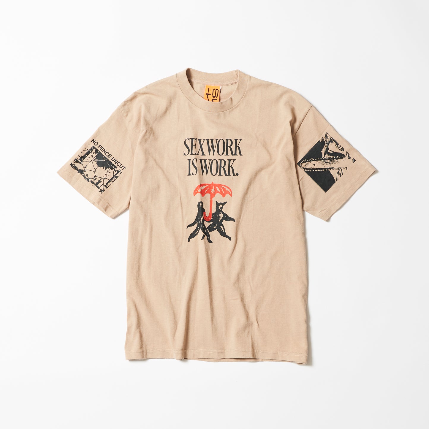 Tシャツ（ベージュ）｜ Sexwork is Work