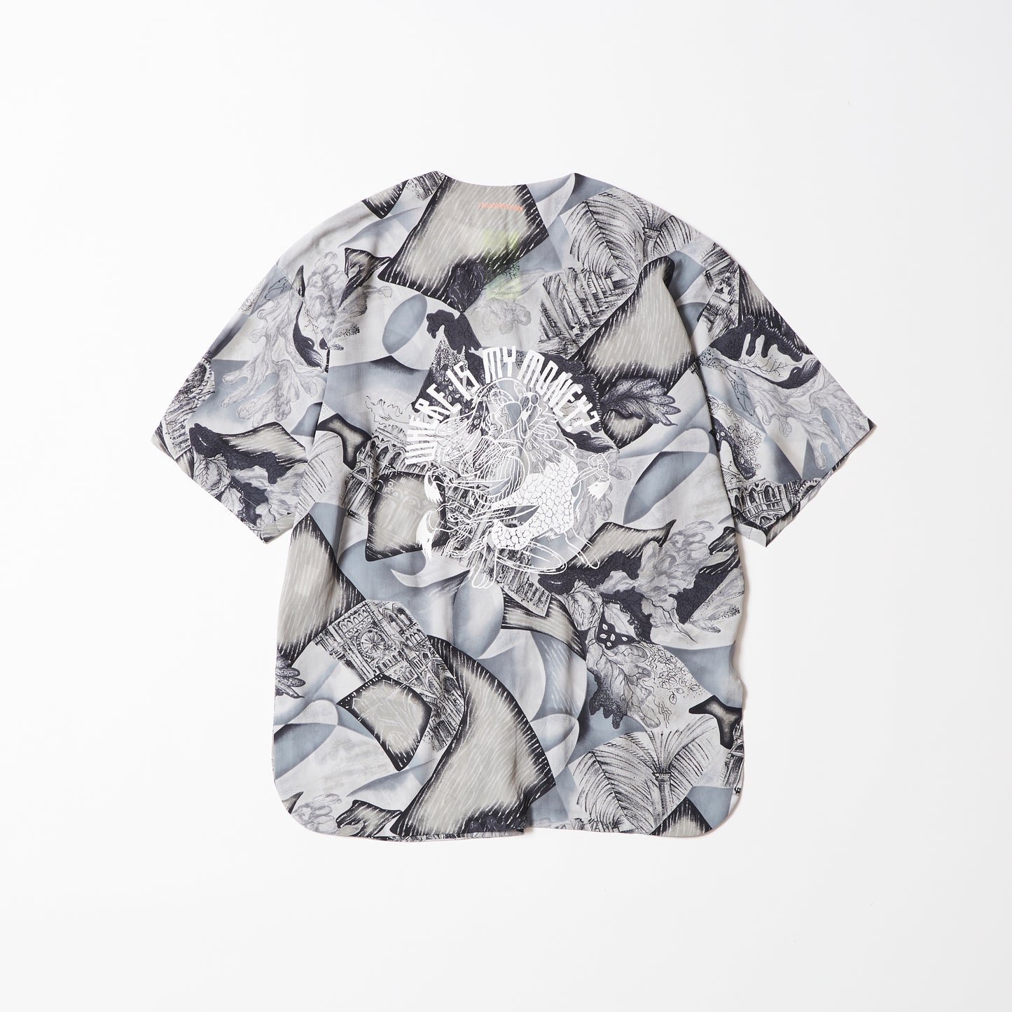 Patterned shirt (gray) | WHERE IS MY MONEY?