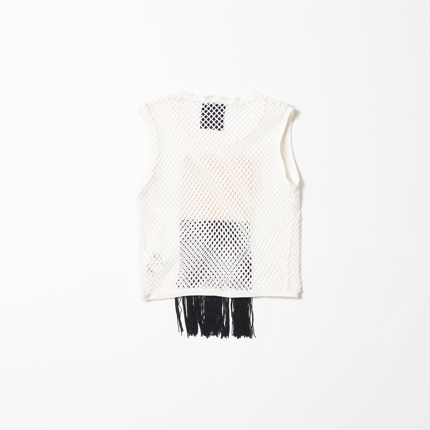 Sleeveless net top (white) | We are watching