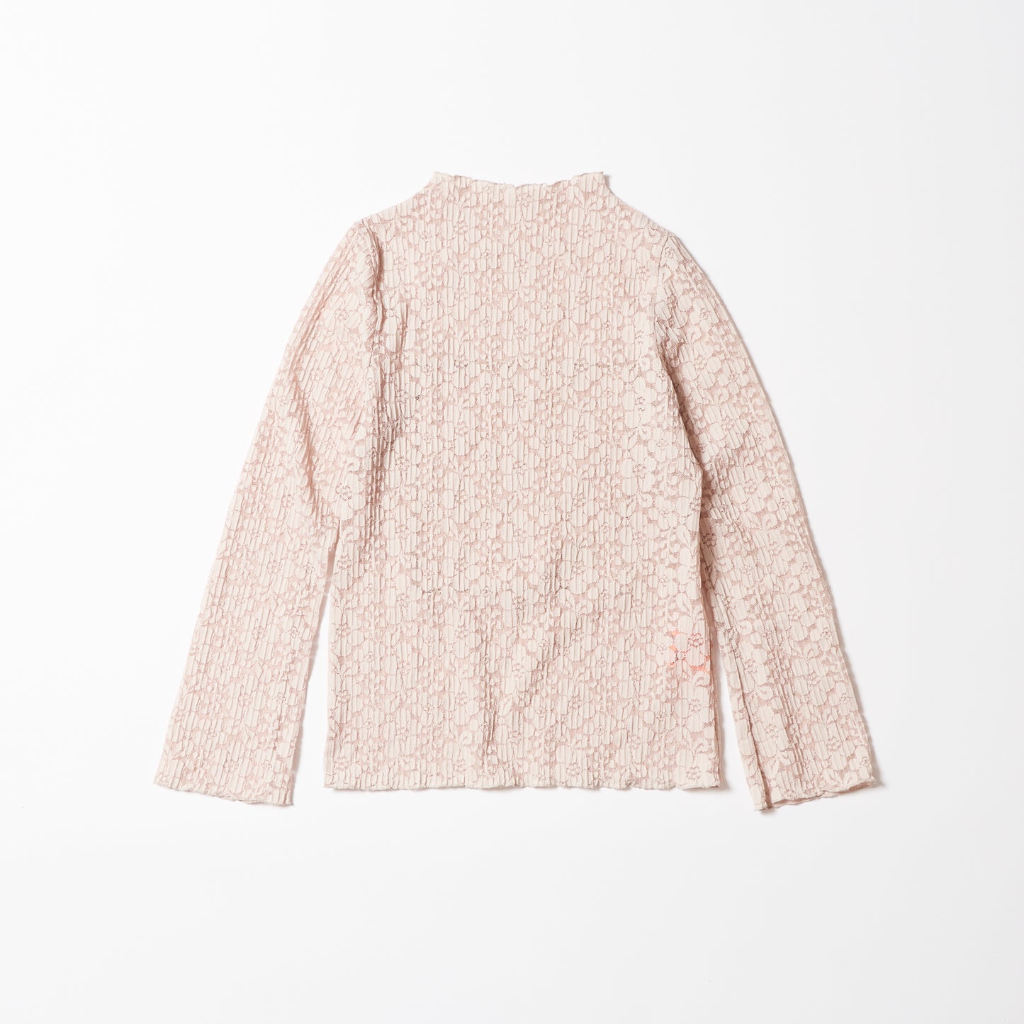 Flower lace long sleeve top (beige) | The savior who came to ruin my life