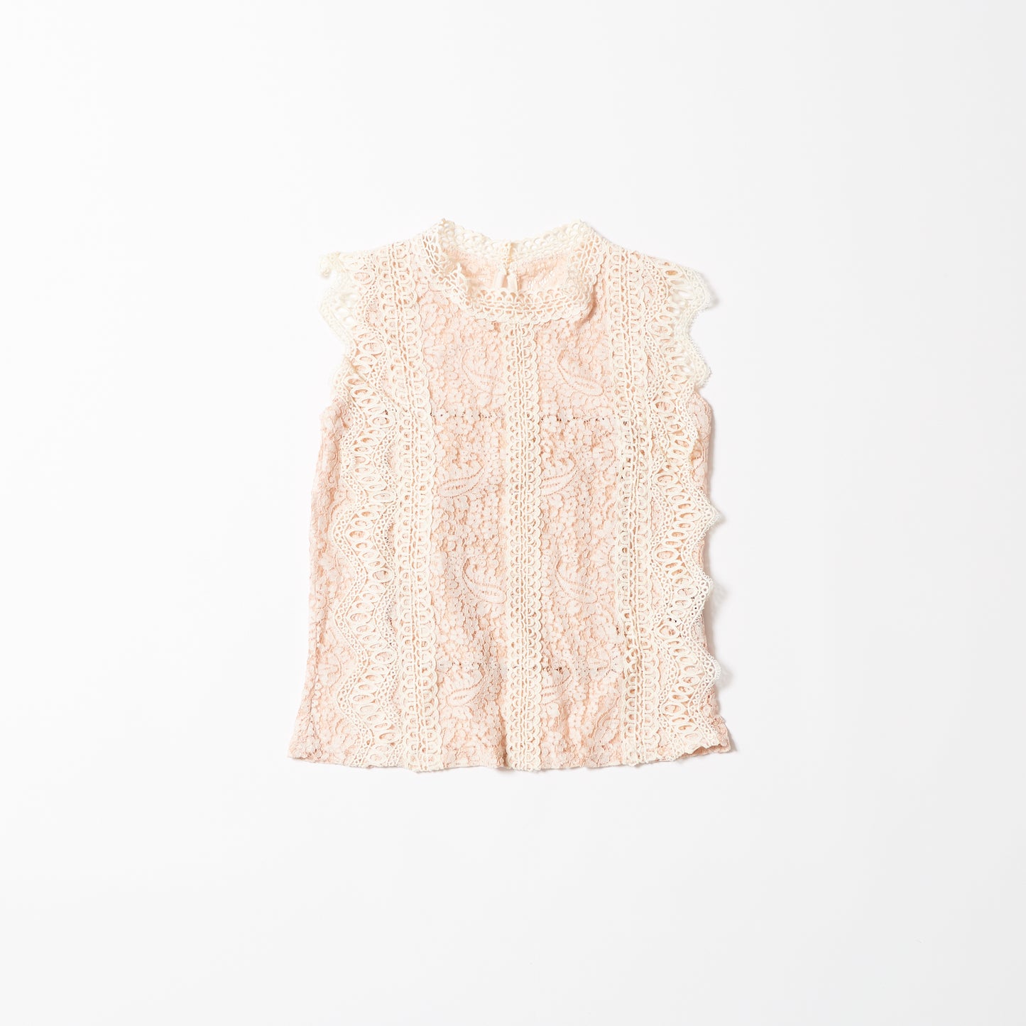 Sleeveless lace (beige) | The savior who came to ruin my life