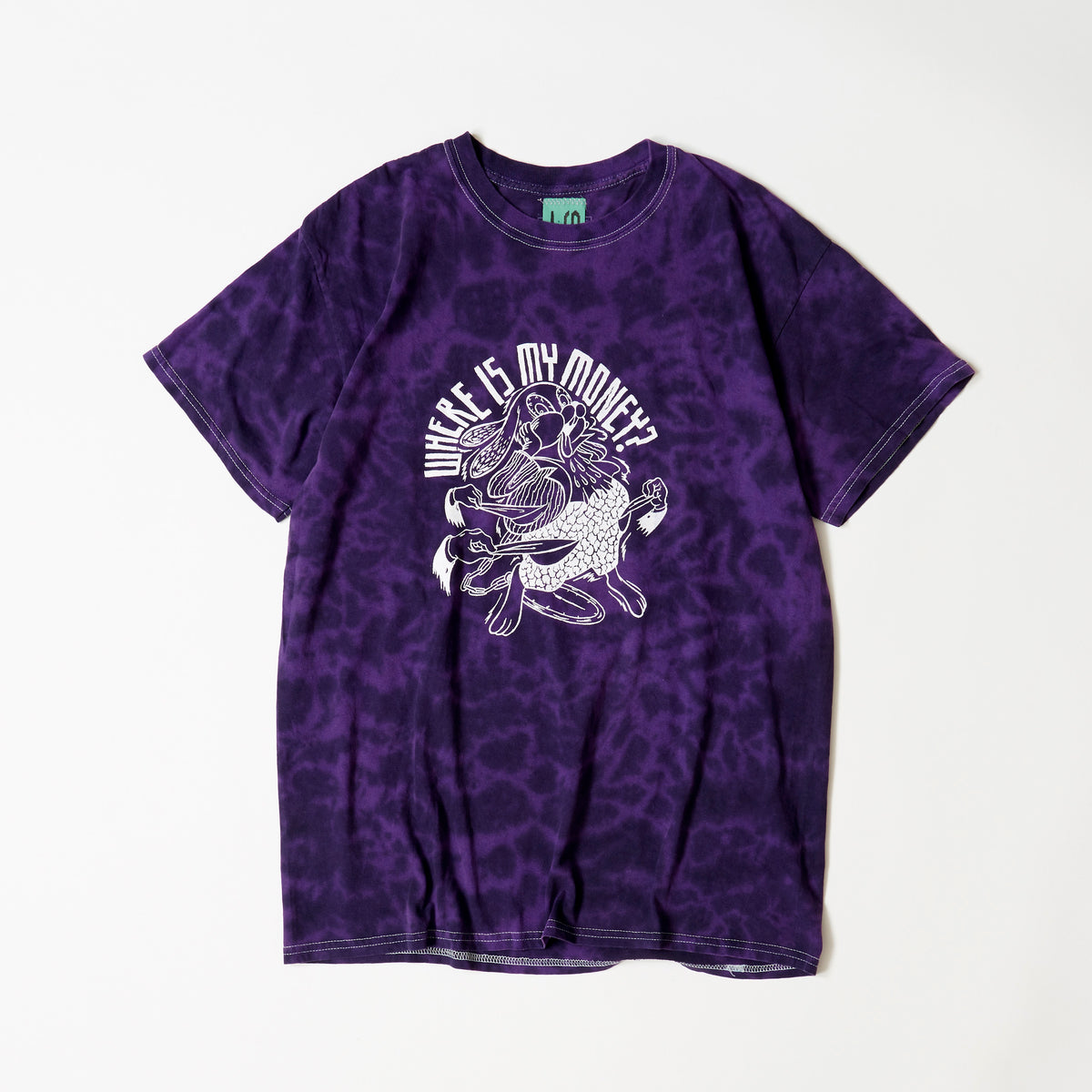 Tシャツ（タイダイ / パープル）｜ WHERE IS MY MONEY? – SUPER-KIKI SHOP