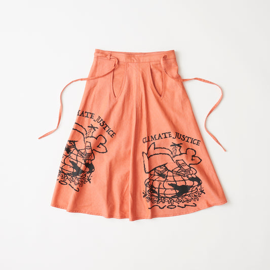 Wrap skirt (orange pink) | Climate Justice