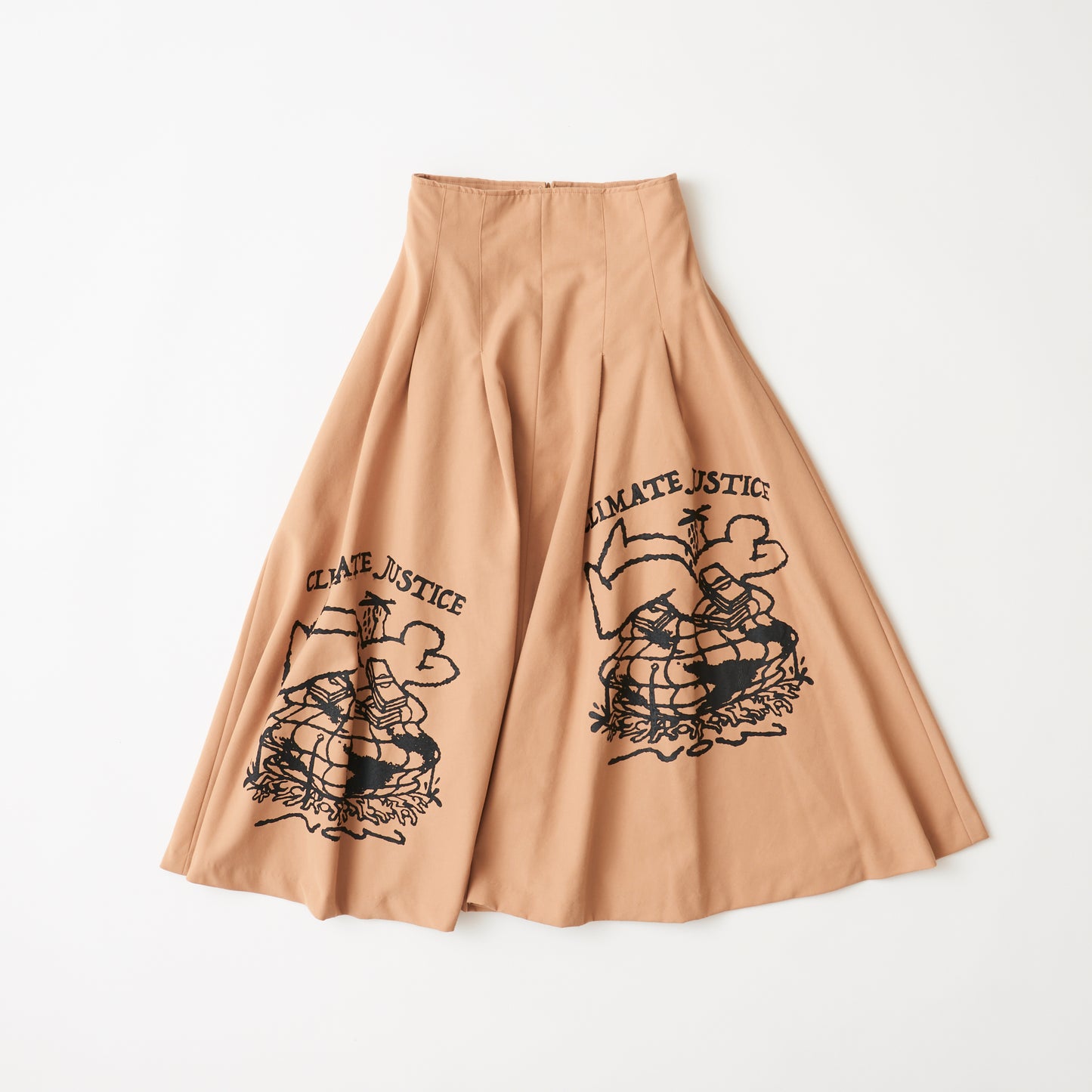 Long skirt (camel brown) | Climate Justice