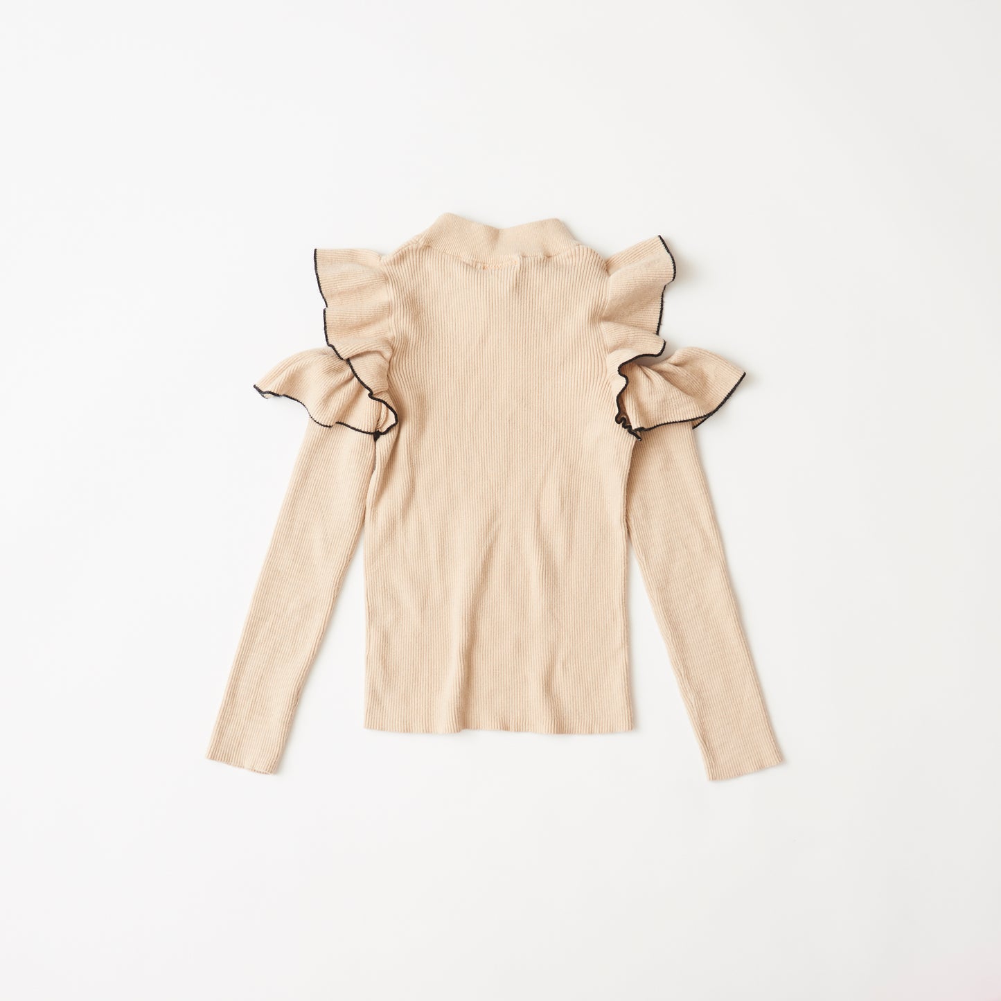 Rib Knit Long Sleeve (Camel) | Basic Human Rights