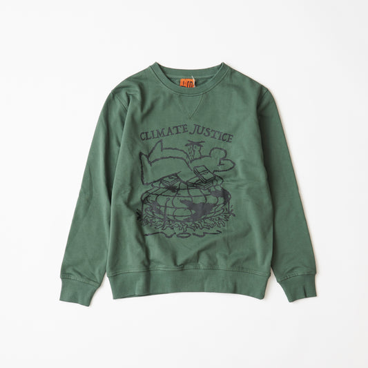 Sweatshirt (dark khaki) | Climate Justice