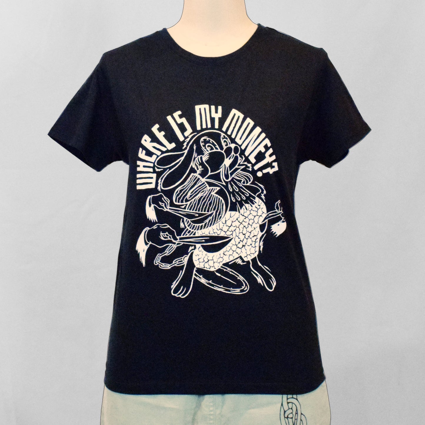 Tシャツ(ブラック)｜ WHERE IS MY MONEY?