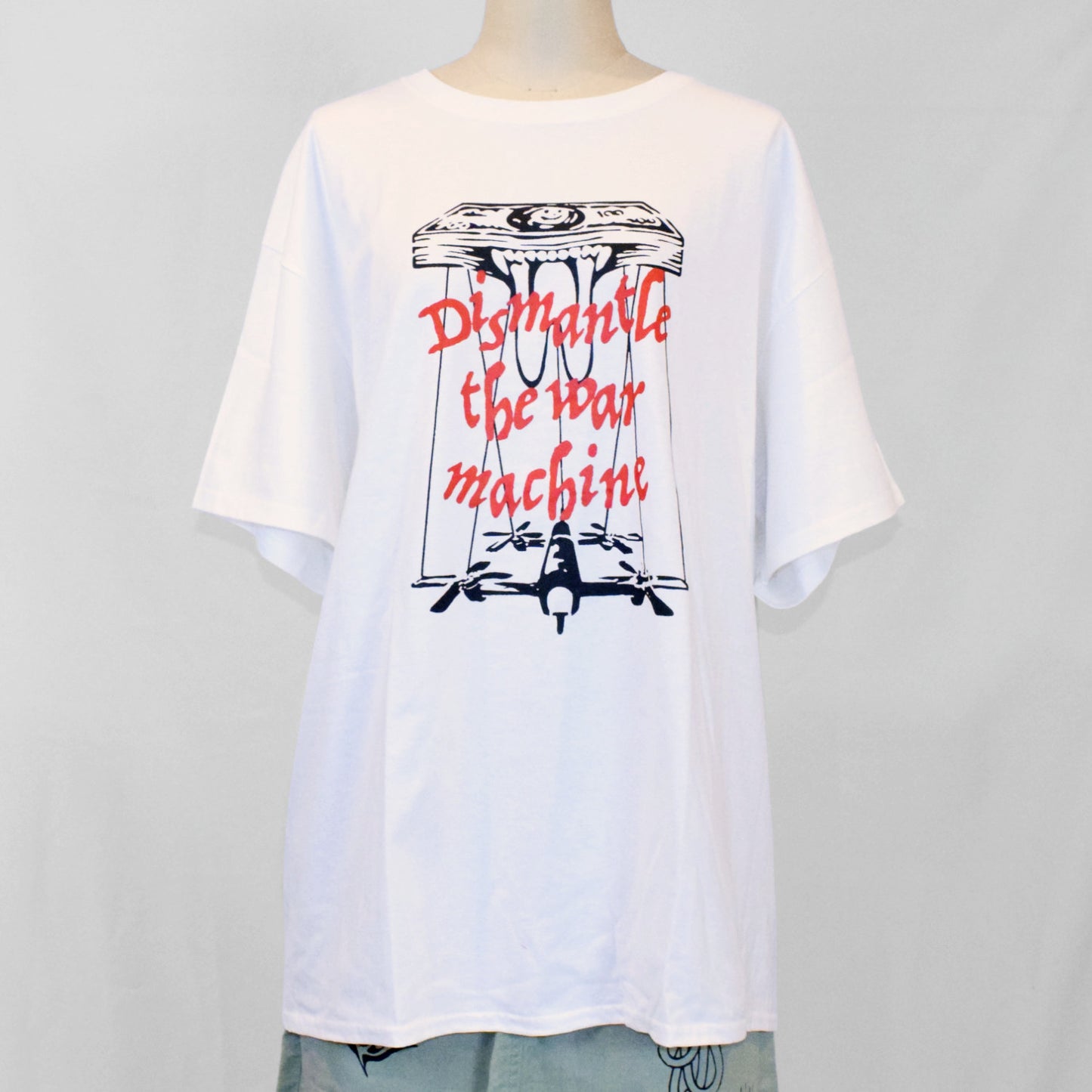Long skirt (silver/spray paint) | Kaiho