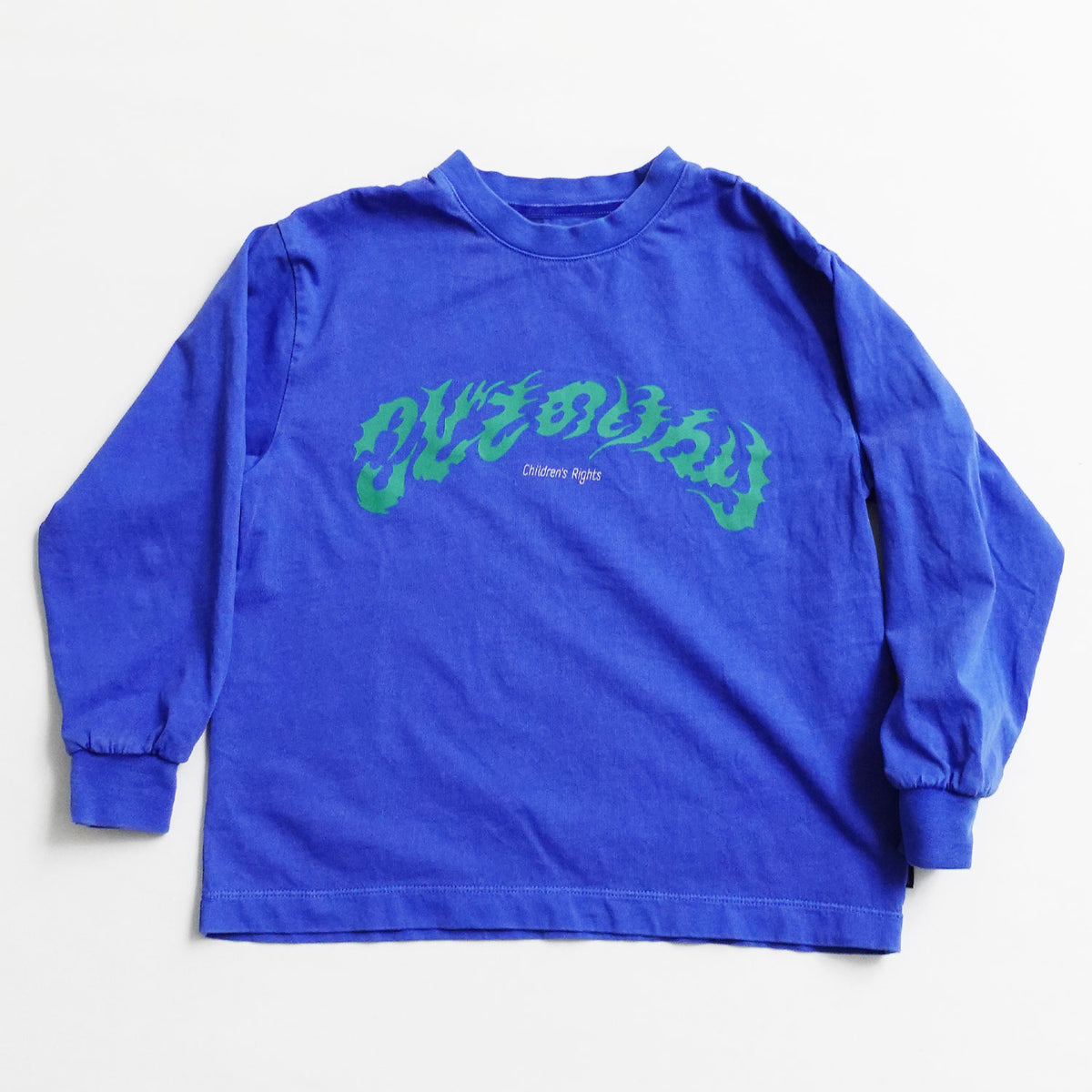 ロングスリーブTシャツ(ブルー)｜こどものけんり ARCH&LINE × SUPER-KIKI
