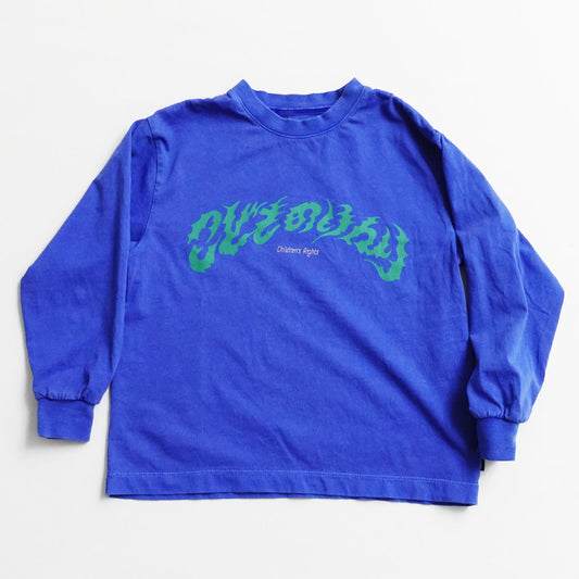 ロングスリーブTシャツ(ブルー)｜こどものけんり ARCH&LINE × SUPER-KIKI