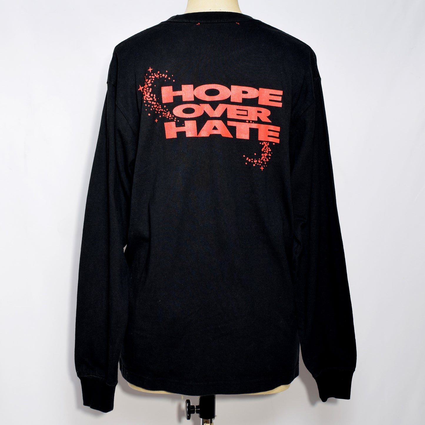 ロングスリーブTシャツ（ブラックブラック / ポケット）｜HOPE OVER HATE