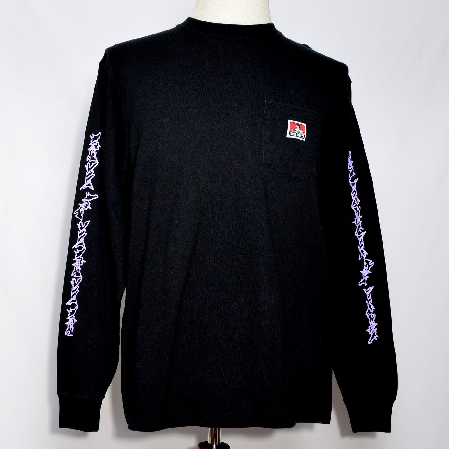 ロングスリーブTシャツ（ブラックブラック / ポケット）｜HOPE OVER HATE