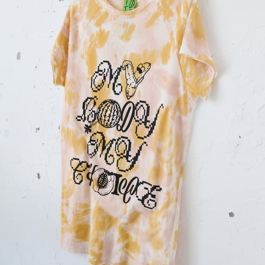 Tシャツ（タイダイ / イエロー）｜MY BODY MY CHIOICE