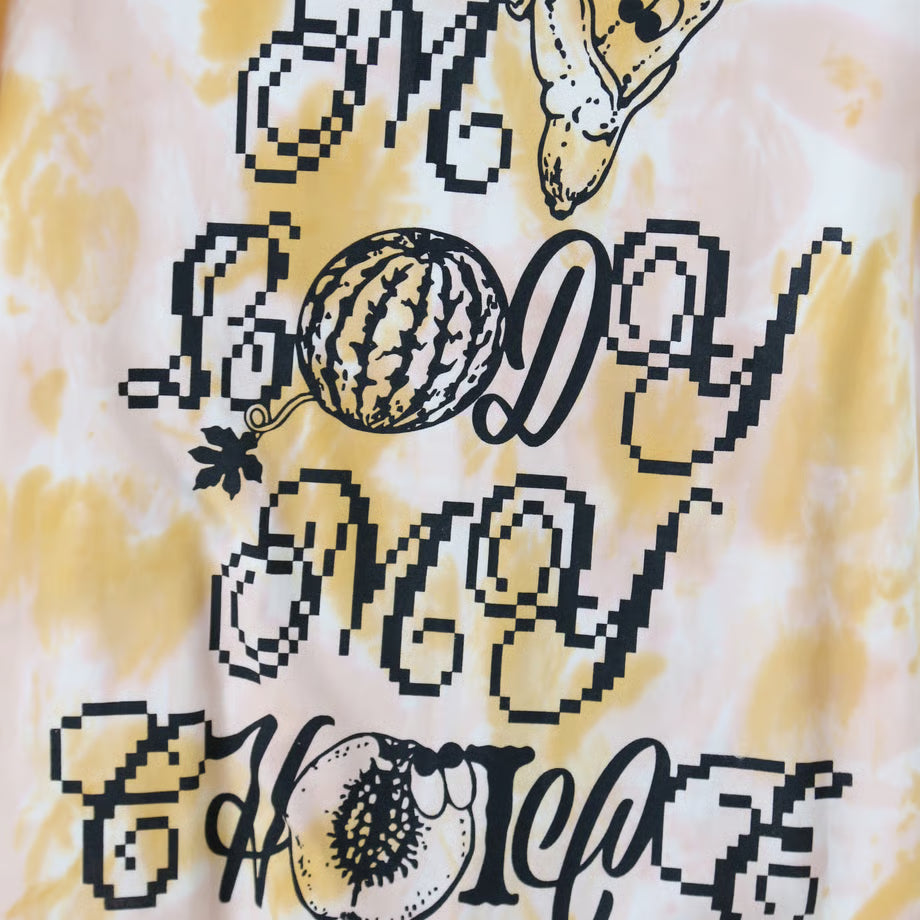 Tシャツ（タイダイ / イエロー）｜MY BODY MY CHIOICE