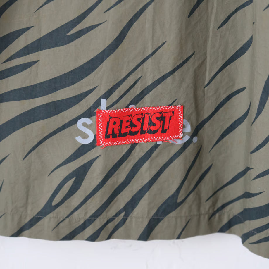 半袖シャツ（ゼブラカーキ / パッチリメイク）