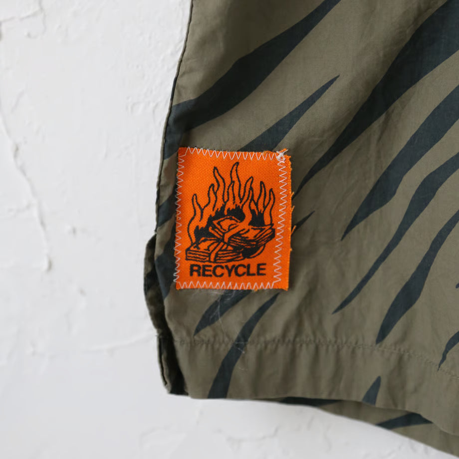 半袖シャツ（ゼブラカーキ / パッチリメイク）