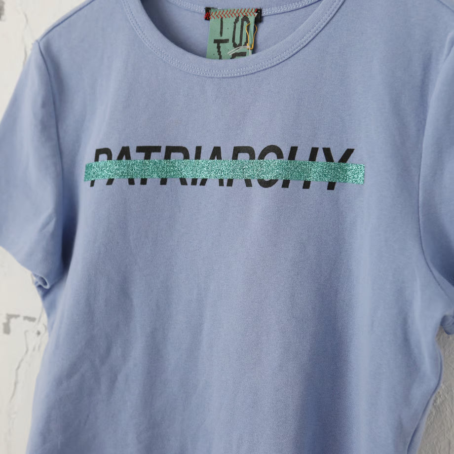 Tシャツ（パープルブルー）｜Anti☆Patriarchy