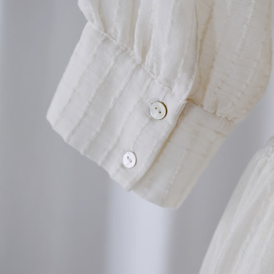 Knit dress (floral pattern / original hand embroidery) | No one is free until we are all free